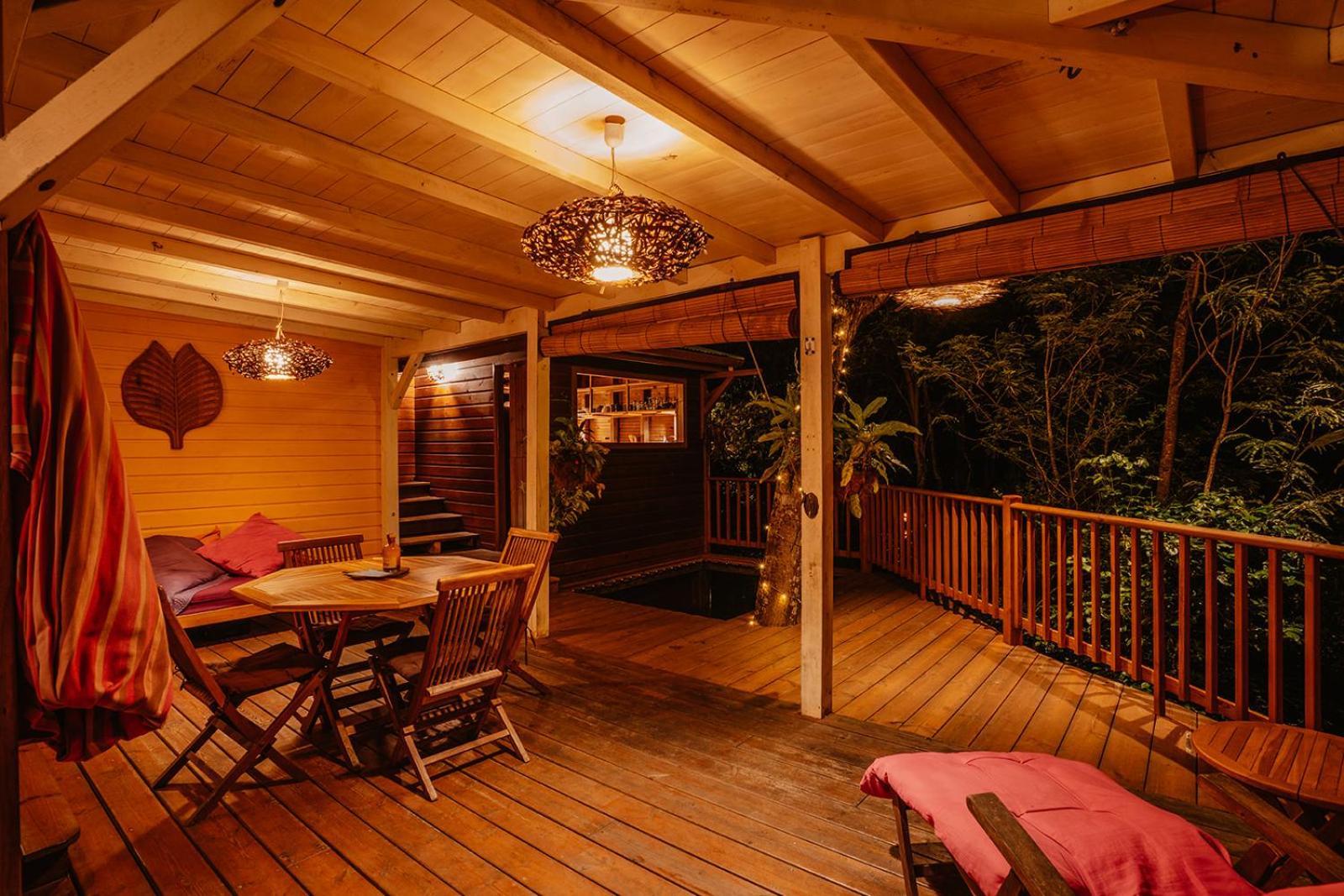 Au Jardin Des Colibris Ecolodge&Spa Deshaies Buitenkant foto