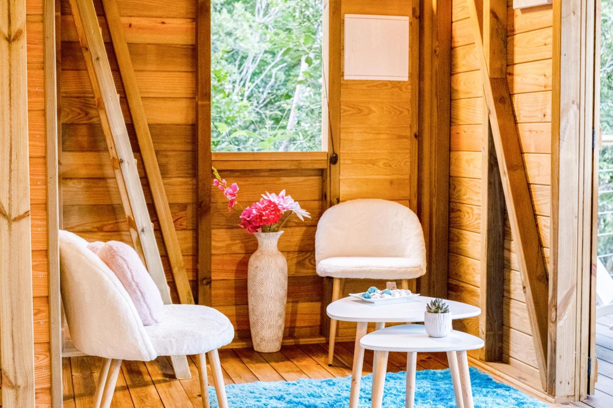 Au Jardin Des Colibris Ecolodge&Spa Deshaies Buitenkant foto